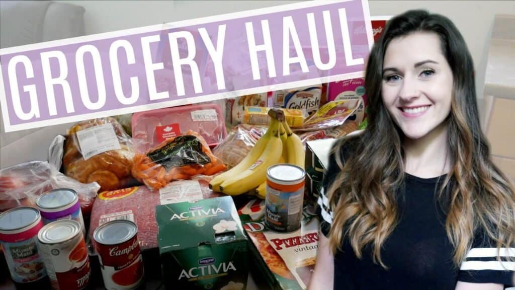 vlog courses, grocery haul, retour de courses
