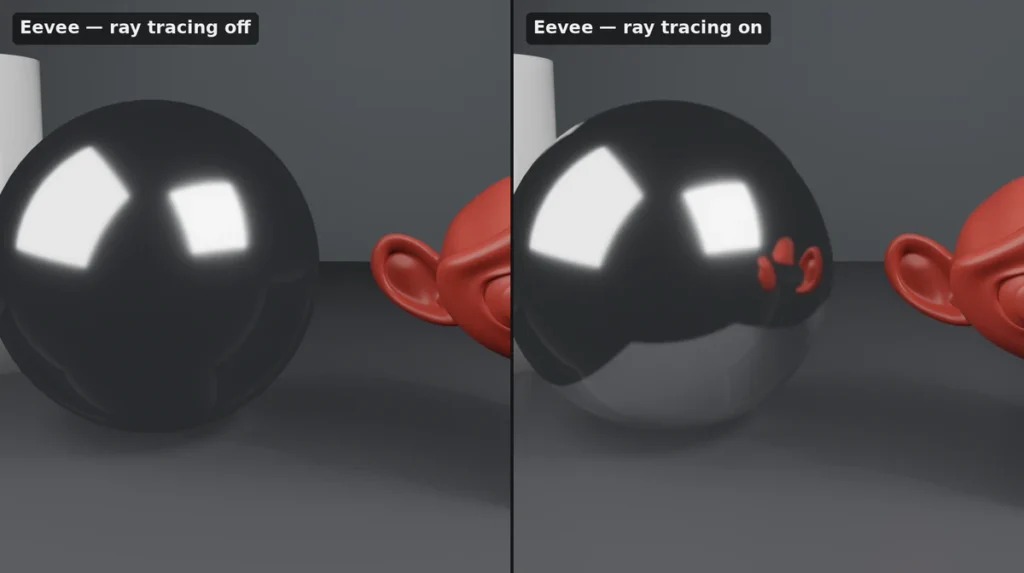 Eevee Next et ses réflexions ray-tracées dans Blender