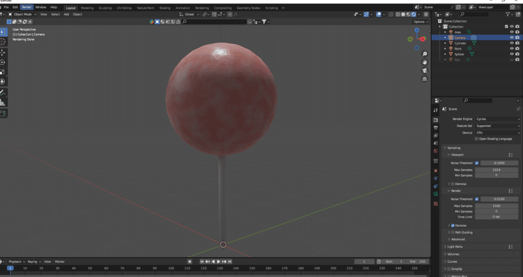 blender sucette rouge