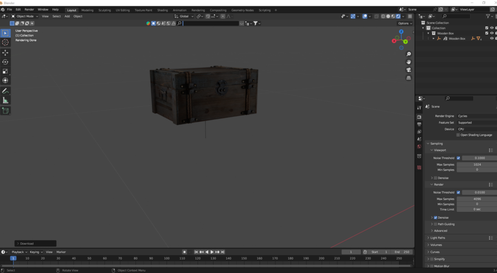 exporter au format obj dans blender