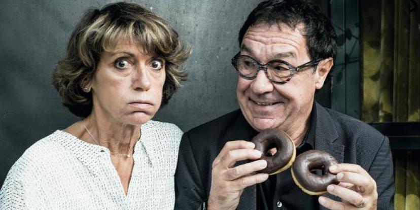 Philippe Peythieu et Véronique Augereau, voix françaises d'Homer et Marge Simpson