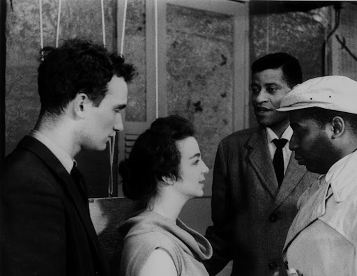 photo de tournage de Shadows ou portrait de Cassavetes années 60