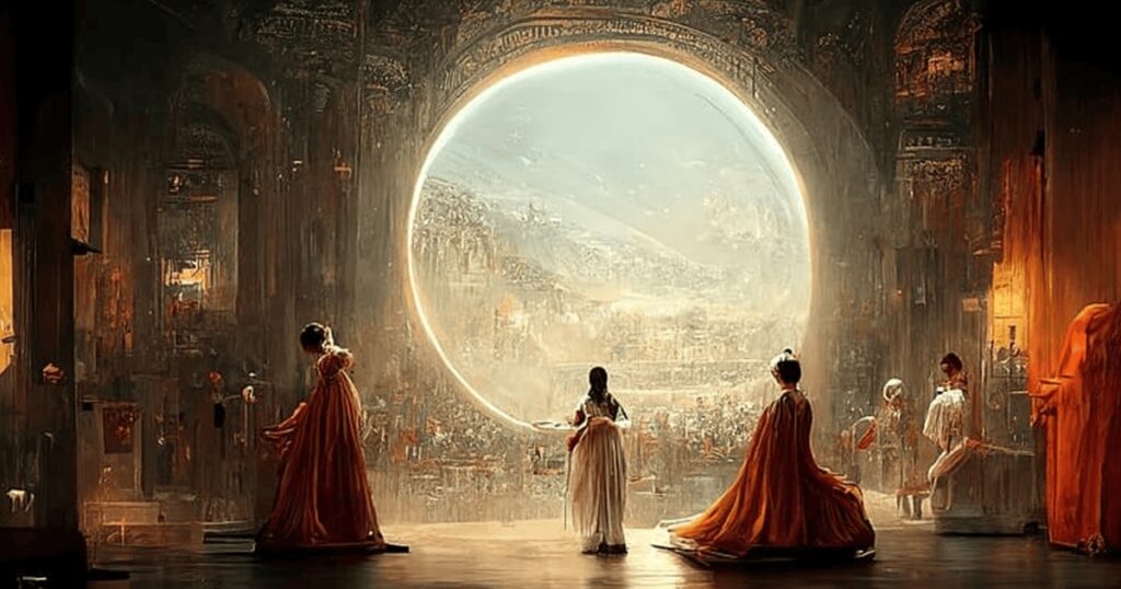 Théâtre d'Opéra Spatial par Midjourney