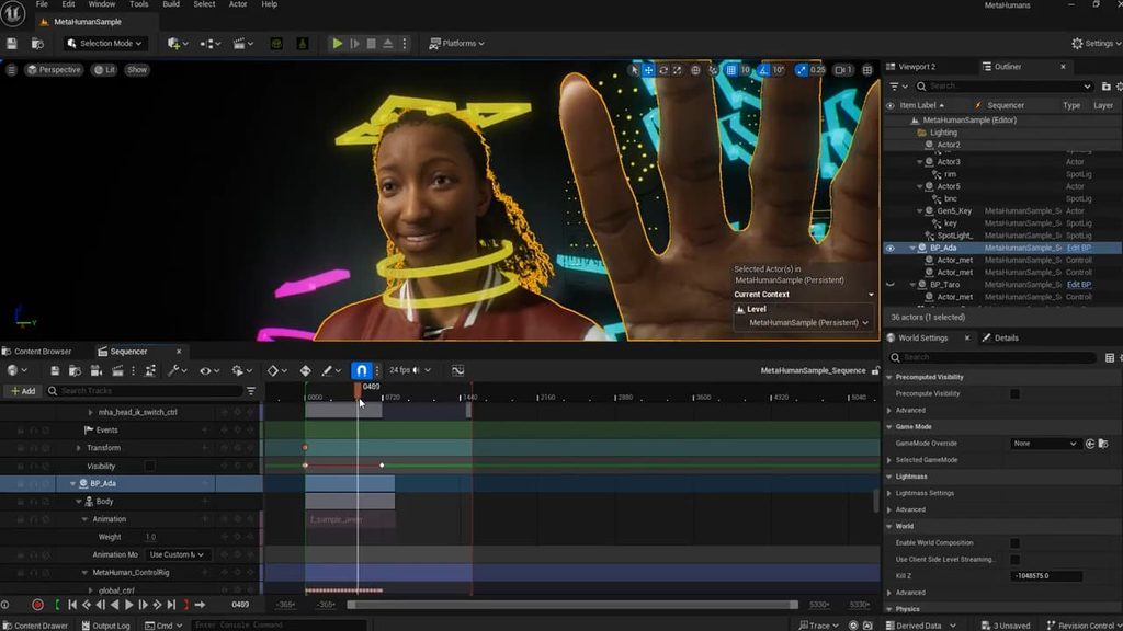 human unreal engine
