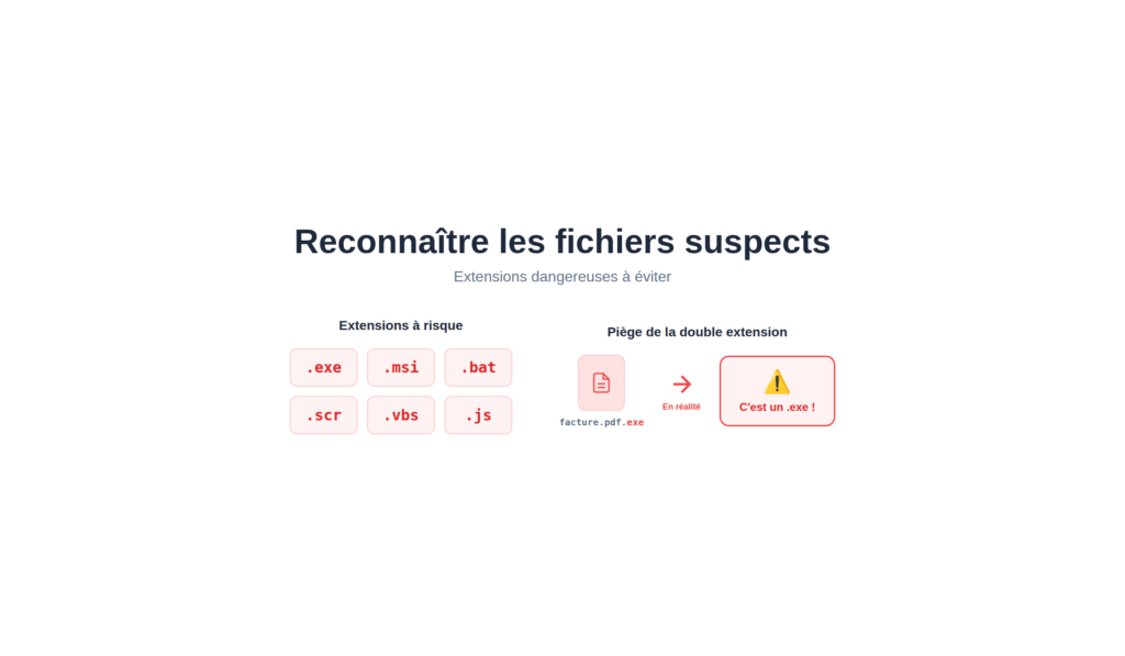 Schéma qui décris les fichiers à risques