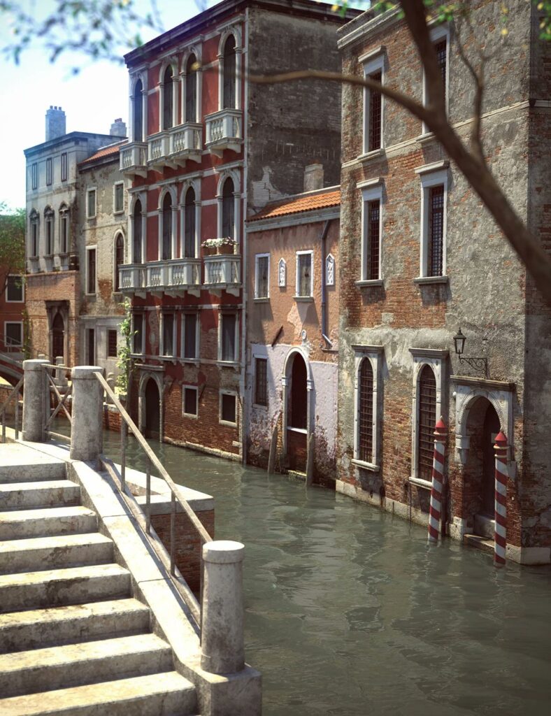 Scène Daz Studio rendue avec 3Delight