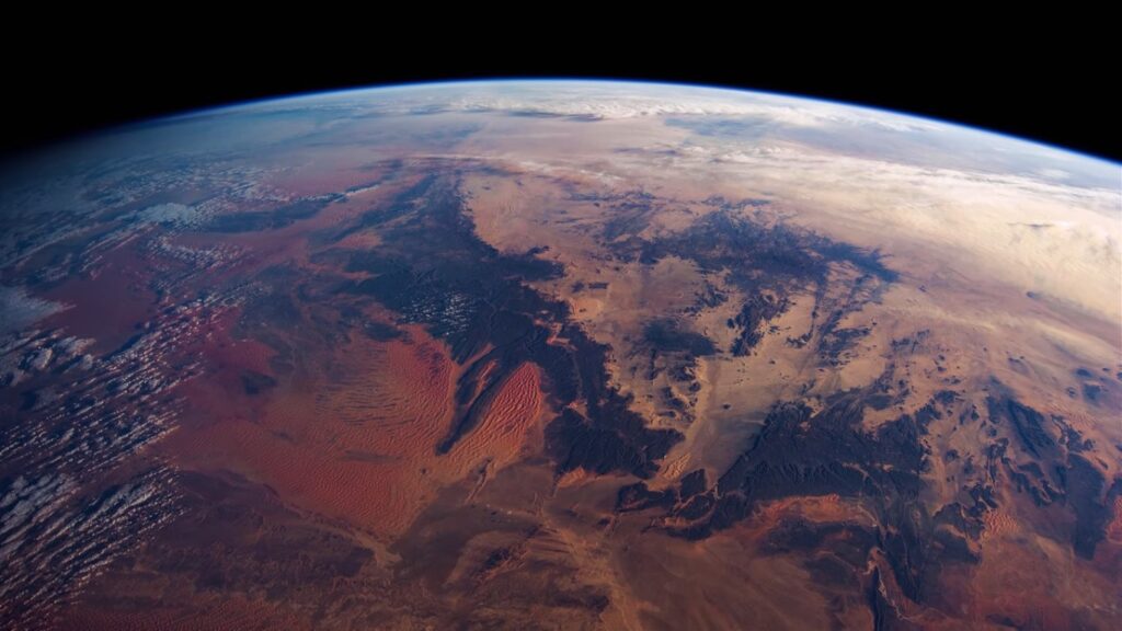 Surface d'une planète réalisée sous Terragen