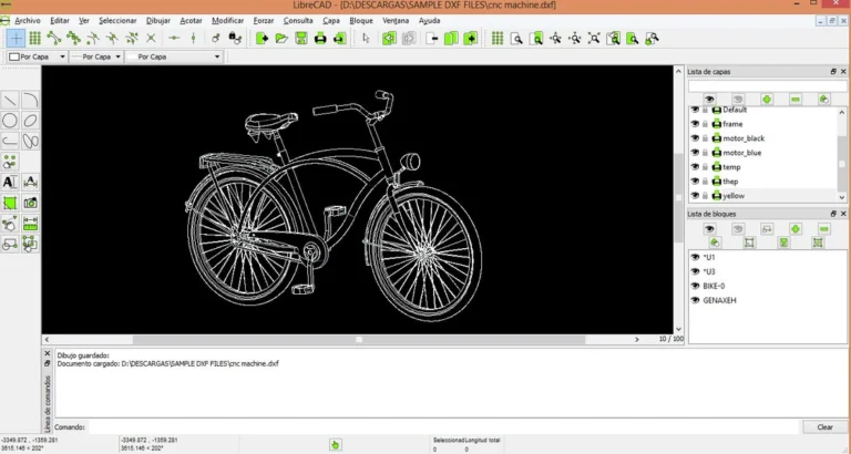 capture d'écran librecad