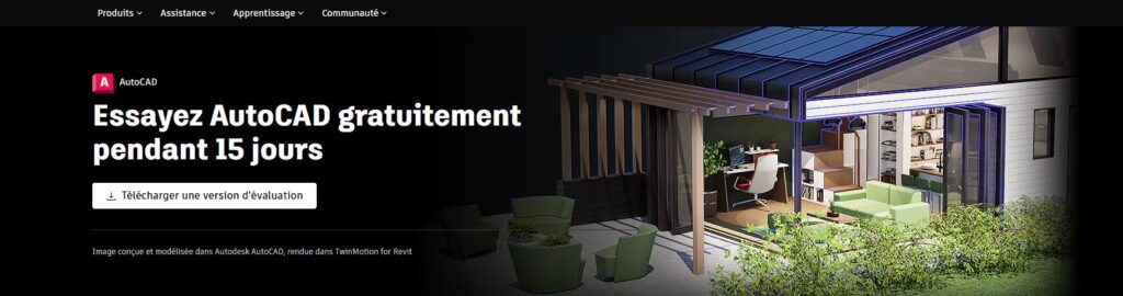 autocad essai de 15 jours gratuit
