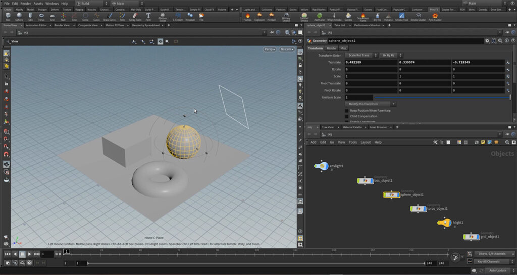 interface houdini