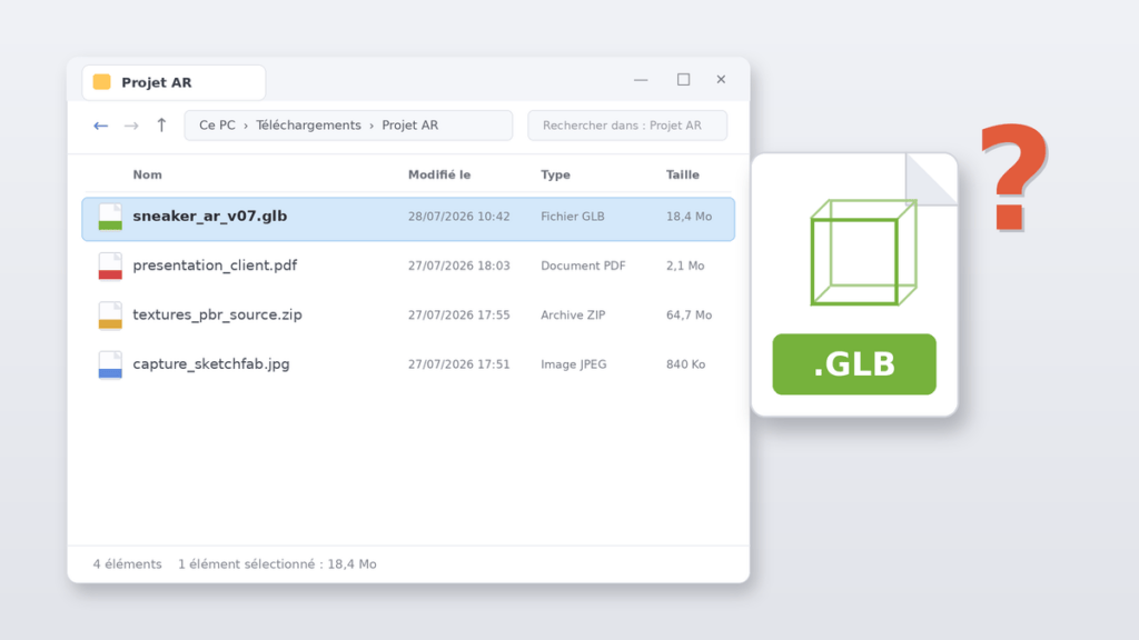 GLB viewer en ligne affichant un fichier .glb gratuit