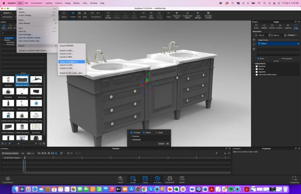 keyshot studio